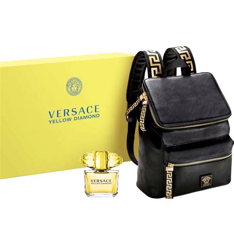 versace bag perfume set|Versace perfume with free bag.